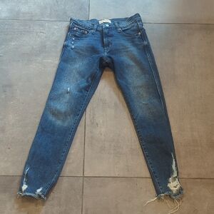 Gap High Rise Slim Straight Jeans Size 27